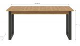 Esstisch Eldon in Artisan Eiche und grau Tisch ausziehbar 150 - 190 cm