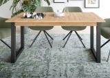 Esstisch Eldon in Artisan Eiche und grau Tisch ausziehbar 150 - 190 cm