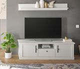 Wandboard Fiastra in wei� Pinie Landhaus Wandregal 150 cm