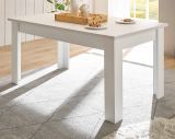 Esstisch Fiastra in wei� Pinie Landhaus Tisch 160 x 90 cm
