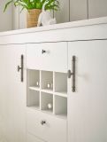 Esszimmer Set 4-teilig Fiastra in wei� Pinie Landhaus, Soft-Close-Funktion
