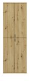 Garderobenschrank Line-Up in Artisan Eiche Schuhschrank 61 x 193 cm