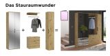 Garderobe Set Line-Up in Artisan Eiche Garderobenschrank 212 x 193 cm