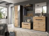 Kommode Cooper in Artisan Eiche und grau 100 x 81 cm, Soft-Close