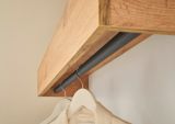 Garderobe Set 4-teilig Center in wei� und Wotan Eiche Garderobenkombination 170 x 200 cm