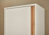 Garderobe Set 6-teilig Center in wei� und Wotan Eiche Garderobenkombination 260 x 200 cm