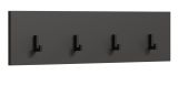 Garderobenleiste Avila in grau Wandgarderobe 80 x 20 cm
