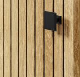 Badezimmer Hochschrank Feliz in Evoke Eiche und grau Badschrank 70 x 186 cm