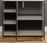 Waschtisch Set Feliz in Kaschmir Grau Komplett-Set mit Waschbecken 90 cm