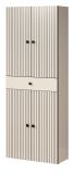 Badezimmer Hochschrank Feliz in Kaschmir Grau Badschrank 70 x 186 cm