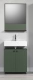 Badezimmer Spiegel Feliz in gr�n Badspiegel mit Ablage 60 cm