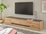 TV-Lowboard Center in Evoke Eiche und grau TV Unterteil 223 cm TV-Board XL