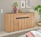 Sideboard Center in Evoke Eiche und grau Kommode 170 x 87 cm