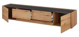 Wohnwand Center in Evoke Eiche und grau Wohnkombination Set 3-teilig 343 cm