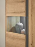 Wohnwand Center in Evoke Eiche und grau Wohnkombination Set 4-teilig 310 cm