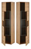 Wohnwand Center in Evoke Eiche und grau Wohnkombination Set 4-teilig mit XL-TV-Schrank 400 cm