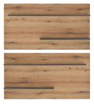 Wohnwand Center in Evoke Eiche und grau Wohnkombination Set 5-teilig mit XXL-TV-Schrank 440 cm