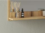 Badm�bel Set 3-teilig Torsby in grau und Evoke Eiche Badkombination 121 x 190 cm