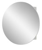 Badezimmer Spiegelschrank Relief in wei� Badschrank rund, Soft-Close