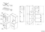 Waschmaschinenschrank Laundry in wei� und Jackson Eiche Set 4-teilig 268 x 184 cm