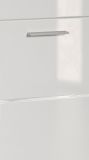Badezimmer Hochschrank Shawn in wei� Hochglanz Badschrank 74 x 191 cm