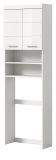 Waschmaschinenschrank Shawn in wei� Hochglanz Waschmaschinen �berbau 63 x 191 cm