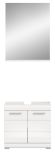 Badm�bel Set 2-teilig Shawn in wei� Hochglanz Badkombination 60 x 191 cm