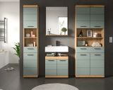 Badm�bel Set 4-teilig Shawn in Salbei und Artisan Eiche Badkombination 200 x 191 cm