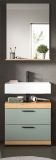 Badm�bel Set 2-teilig Shawn in Salbei und Artisan Eiche Badkombination 60 x 191 cm