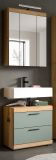Badm�bel Set 2-teilig Shawn in Salbei und Artisan Eiche Badkombination 60 x 191 cm