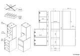 Waschmaschinenschrank Laundry4 in wei� und Jackson Eiche Set 3-teilig 175 x 184 cm
