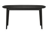Esstisch Torus in Esche schwarz K�chentisch 160 x 90 cm