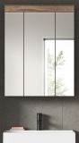 Badezimmer Spiegelschrank Willow in Nox Eiche Badschrank 3-t�rig 60 x 79 cm