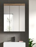 Badezimmer Spiegelschrank Willow in Nox Eiche Badschrank 3-t�rig 60 x 79 cm