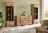 Wohnwand Design-D in Evoke Eiche Wohnkombination Set 3-teilig 290 cm, mit Soft-Close