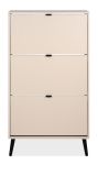 Schuhschrank Aldan in Samt, Schuhkipper 70 x 125 cm