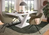 Esstisch Home-X in wei� Tisch ausziehbar 150 - 190 cm