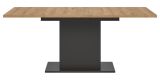 Esstisch Home-X in Artisan Eiche und grau Tisch ausziehbar 150 - 190 cm