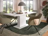 Esstisch Home-X in wei� Tisch ausziehbar 150 - 190 cm
