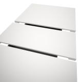 Esstisch Home-X in wei� und Artisan Eiche Tisch ausziehbar 150 - 190 cm