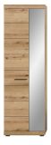 Garderobenschrank Shawn in Evoke Eiche Garderobe oder gro�er Schuhschrank mit Spiegel 62 x 197 cm