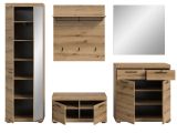 Garderobe Set 5-teilig Shawn in Evoke Eiche Garderobenkombination 272 x 197 cm