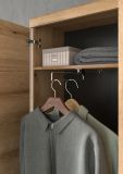 Garderobe Set 3-teilig Shawn in Evoke Eiche Garderobenkombination 167 x 197 cm