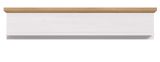Wandboard Mirano in wei� L�rche und Eiche Artisan Landhaus Wandregal 110 cm