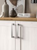 Sideboard Mirano in wei� L�rche und Eiche Artisan Landhaus Kommode 129 cm
