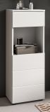 Badezimmer Kommode Larik in wei� Hochglanz Badschrank 38 x 106 cm