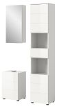 Badm�bel Set 3-teilig Larik in wei� Hochglanz Badkombination 91 x 190 cm