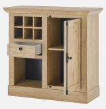 Kommode Dorset in Eiche Gold Landhaus Highboard 105 x 103 cm, Soft-Close