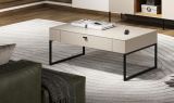 Couchtisch Jardins in Kaschmir / Sand 110 x 68 cm, Schublade mit Soft-Close