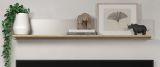 Wandboard Jardins in Kaschmir / Sand und Evoke Eiche Wandregal 140 cm